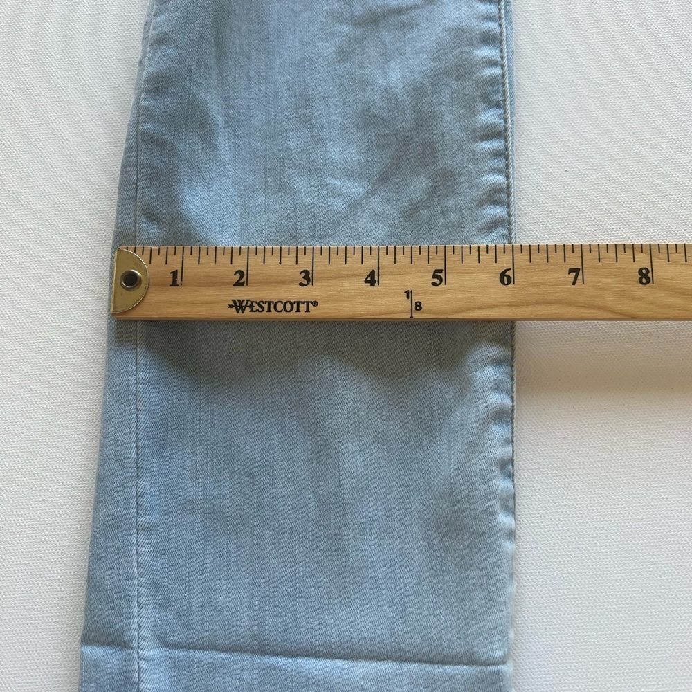 Crown & Ivy Womens Jeans‎ Size 12 Blue Denim Light Wash Hi-Rise Skinny Crop (B3) - Picture 4 of 12